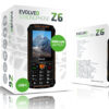 EVOLVEO StrongPhone Z6, vodotěsný odolný Dual SIM telefon, černo-oranžová
