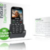 EVOLVEO EasyPhone XR, mobilní telefon pro seniory s nabíjecím stojánkem, černá