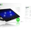 EVOLVEO A101, chladící podložka pro notebook, 2x ventilátor, modré podsvícení