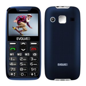 01-hlavni_s-51 EVOLVEO EasyPhone XR, mobilní telefon pro seniory s nabíjecím stojánkem, modrá