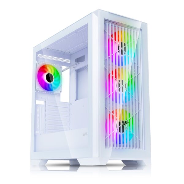 EVOLVEO Ptero Q2G,ATX/4x ARGB 120/sklo čelo+bok