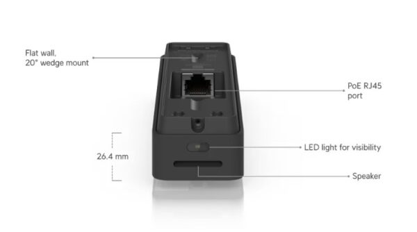 Ubiquiti UVC-Doorbell-Lite-B, UniFi Protect Doorbell Lite, černá