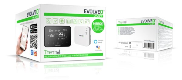 02-32 EVOLVEO Thermal, chytrý bezdrátový programovatelný termostat