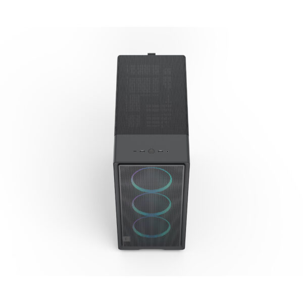 05_Epoch_RGB_black_TGL_Front-Above Fractal Epoch/Midi Tower/Transpar./Černá