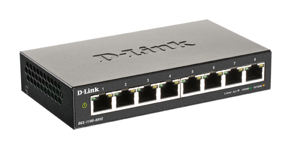 D-Link DGS-1100-08V2 Easy Smart Switch 10/100/1000