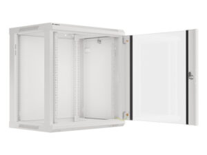 1-1024 Nástěnný rack 19'' 12U 600X450mm šedý flat pack