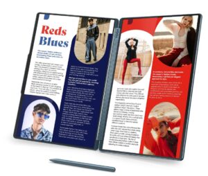 Lenovo Yoga Book 9/14IAH10/U7-255H/14"/2880x1800/T/32GB/1TB/Intel int/W11H/Tidal Teal/3R