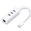 TP-Link UE330 USB 3.0 3-portový USB hub & gigabitový ethernet adaptér