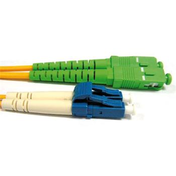 1-411 Patchcord FO duplex LC-SC/APC 9/125um SM, 0,5m, OS2