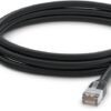 1-424 Ubiquiti UACC-Cable-Patch-Outdoor-3M-BK, Venkovní UniFi patch kabel, 3m, Cat5e, černý