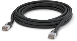 1-431 Ubiquiti UACC-Cable-Patch-Outdoor-5M-BK, Venkovní UniFi patch kabel, 5m, Cat5e, černý