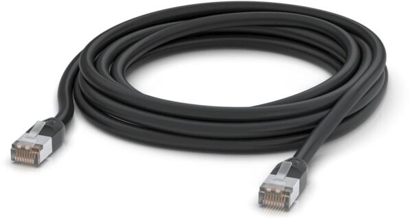 1-431 Ubiquiti UACC-Cable-Patch-Outdoor-5M-BK, Venkovní UniFi patch kabel, 5m, Cat5e, černý