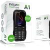EVOLVEO MaxPhone A1, tlačítkový Dual SIM telefon, černý