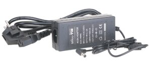 MikroTik OEM Napájecí adaptér 48V 0,8A pro RouterBOARD včetně napájecího kabelu
