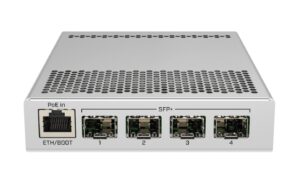 MikroTik Cloud Router Switch CRS305-1G-4S+IN, Dual Boot (SwitchOS, RouterOS)