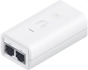 1-981 Ubiquiti POE-24-24W-G-WH, Gigabitový PoE injektor, 24V/1A 24W