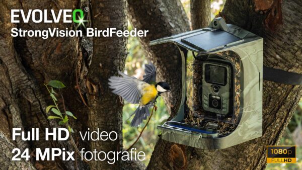 1-Chytre-krmitko-pro-ptaky-s-fotopasti EVOLVEO StrongVision BirdFeeder - Chytré krmítko pro ptáky s kamerou a solárním panelem