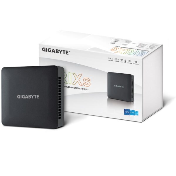 Gigabyte Brix/GB-BRi5H-1335/Tiny/i5-1335U/bez RAM/Iris Xe/bez OS/3R