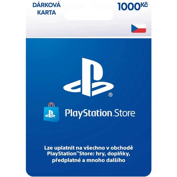 1000-KC_s PlayStation Live Cards 1000Kč Hang pro CZ PS Store