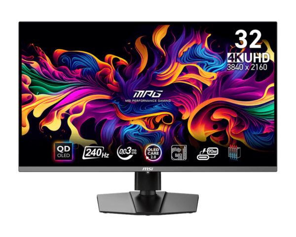 MSI MPG/321URX/31,5"/QD-OLED/4K UHD/240Hz/0,03ms/Černá/3R