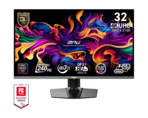 MSI MPG/322URX/31,5"/QD-OLED/4K UHD/240Hz/0,03ms/Černá/3R