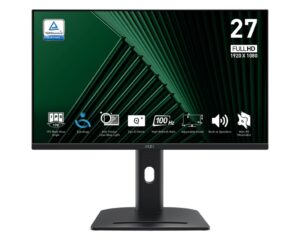 MSI Pro/MP275PG/27"/IPS/FHD/100Hz/1ms/Black/2R