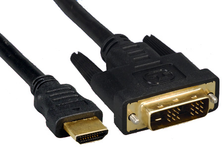 10_s-11 PremiumCord Kabel HDMI A - DVI-D M/M 1m