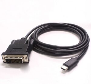 PremiumCord Kabel USB-C na DVI, FullHD@60Hz, 1,8m