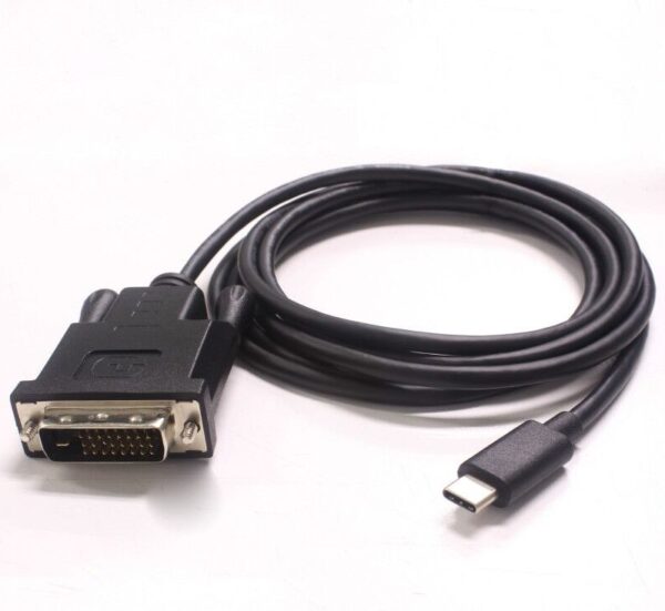 PremiumCord Kabel USB-C na DVI, FullHD@60Hz, 1,8m
