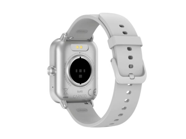 1105-3_carneo-versa-hr-stribrny-pohled-zezadu CARNEO Versa HR+/Silver/Sport Band/White