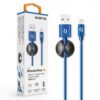 ALIGATOR PREMIUM Datový kabel 2A, Lightning modrý