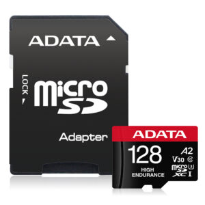 128s-1 Adata High Endurance/Micro SD/128GB/UHS-I U3 / Class 10/+ Adaptér