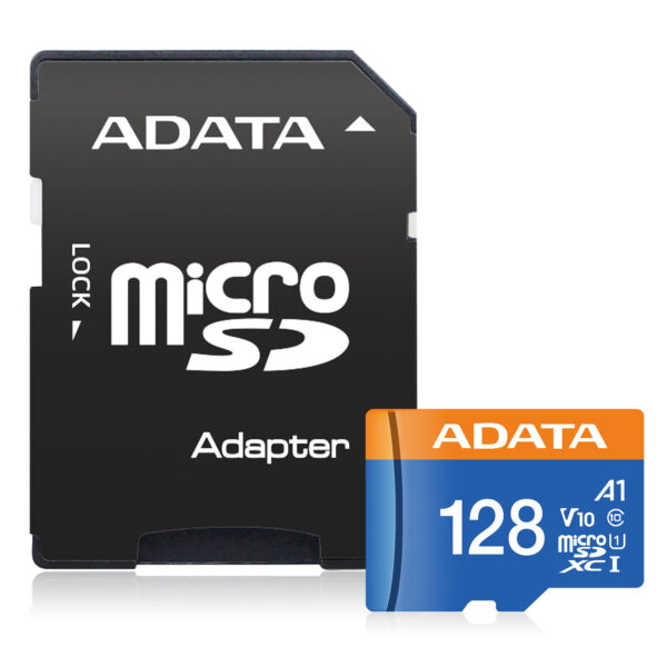 128s Adata/micro SDXC/128GB/UHS-I U1 / Class 10/+ Adaptér