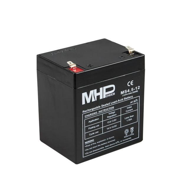 12v45ah_s Pb akumulátor MHPower VRLA AGM 12V/4,5Ah (MS4.5-12