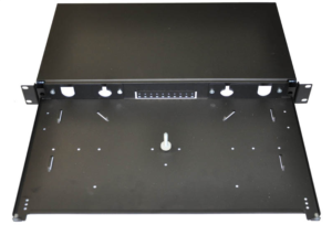 19" Optická vana  12xSC simplex černá aretace plastovým klipem