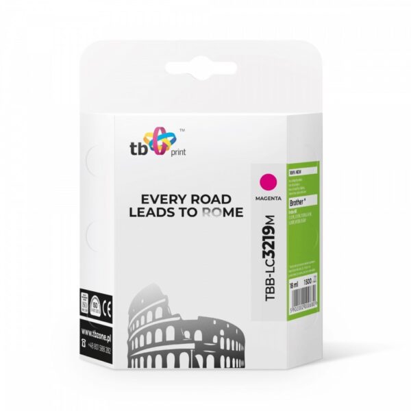 1396561_s Ink. kazeta TB kompat. s Brother MFC-J5330DW, Magenta, TBB-LC3219M