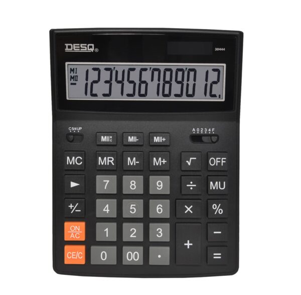 13_30444a_s Kalkulačka DESQ XXL, černá