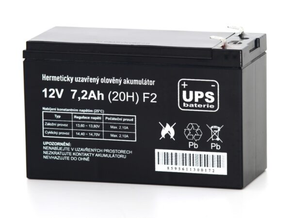 14551-0r2_s UPS baterie 12V 7,2Ah F2