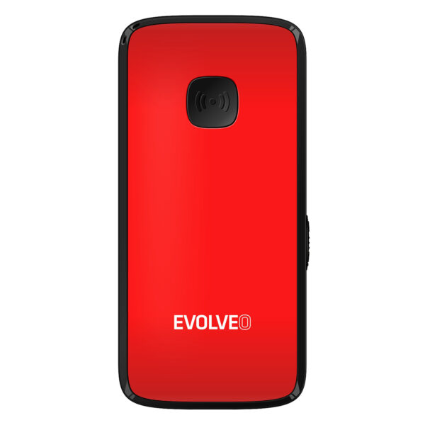 14R EVOLVEO EasyPhone ID, mobilní telefon pro seniory, červená