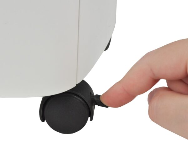 Skartovačka DESQ, 2 x 12 mm, 20l, křížový řez, bílá