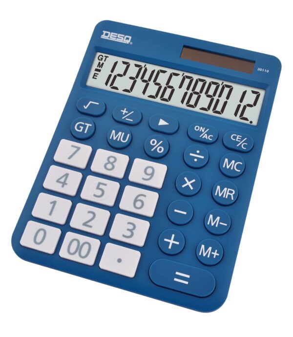 Kalkulačka DESQ XL, tmavě modrá