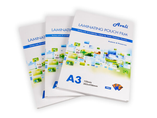 Laminovací fólie AVELI A3/250 mic (2x125), lesklé