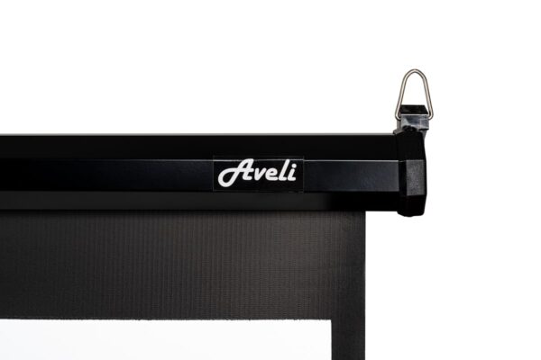 Nástěnné projekční plátno AVELI, 221x125cm (16:9) 100", černý tubus