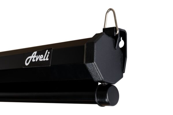 Nástěnné projekční plátno AVELI, 265x149cm (16:9) 120", černý tubus