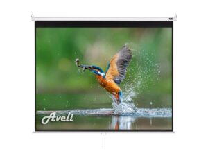14_XRT-00105_1_s-1 Nástěnné projekční plátno AVELI, 200x150cm (4:3) 98"