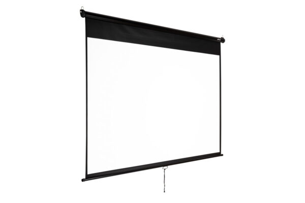 Nástěnné projekční plátno AVELI, 200x125cm (16:10) 92", černý tubus