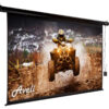 Elektrické projekční plátno AVELI, 221x125 (16:9) 100", černý tubus
