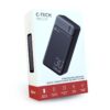 Powerbanka C-tech 30000mAh, Li-Pol, 20W, USB-C/USB-A/micro USB