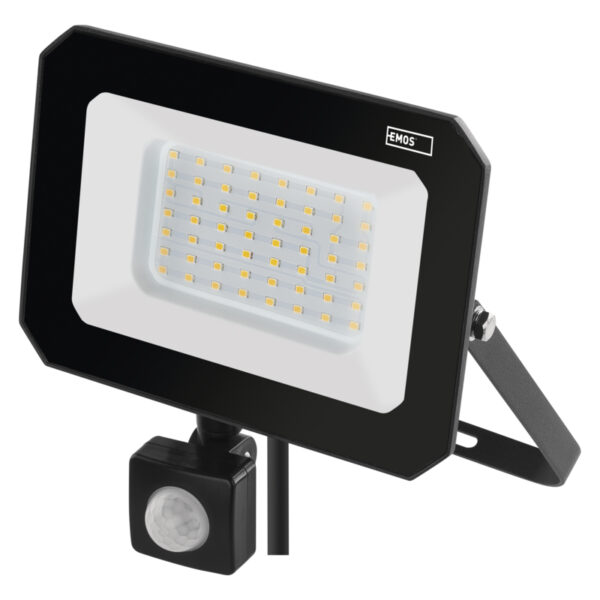 1531234300_E07-ZS2343 EMOS LED REFLEKTOR SIMPO 50W, 5000Lm, 4000K, PIR