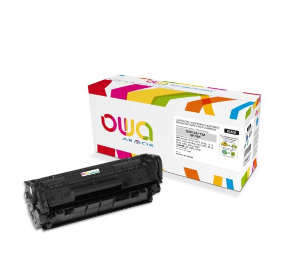 154788_0b_s OWA Armor toner kompatibilní s HP LJ 101x, Q2612A, 2000st, černá/black
